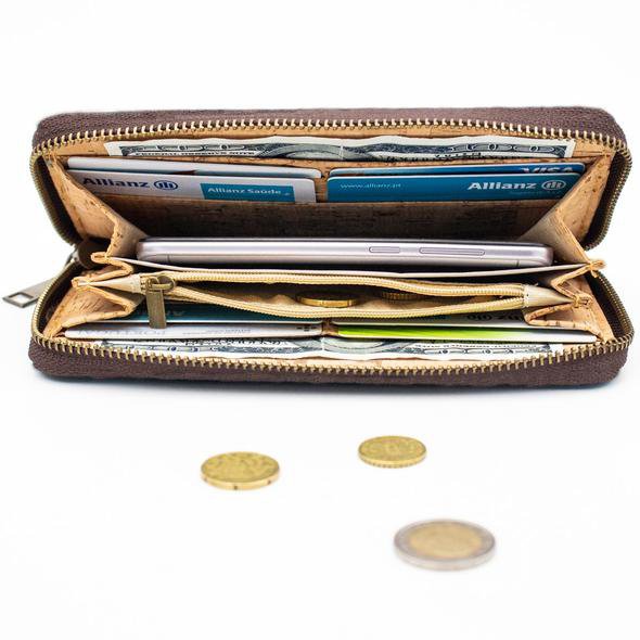 Eco Chic Vegan Cork Wallet – Cosmic Galaxy Design