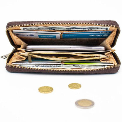 Eco Chic Vegan Cork Wallet – Cosmic Galaxy Design