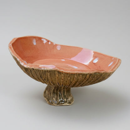 Fairy Ring Ceramic Bowl – Mushroom Pedestal, Various Sizes by Red Raven Pottery