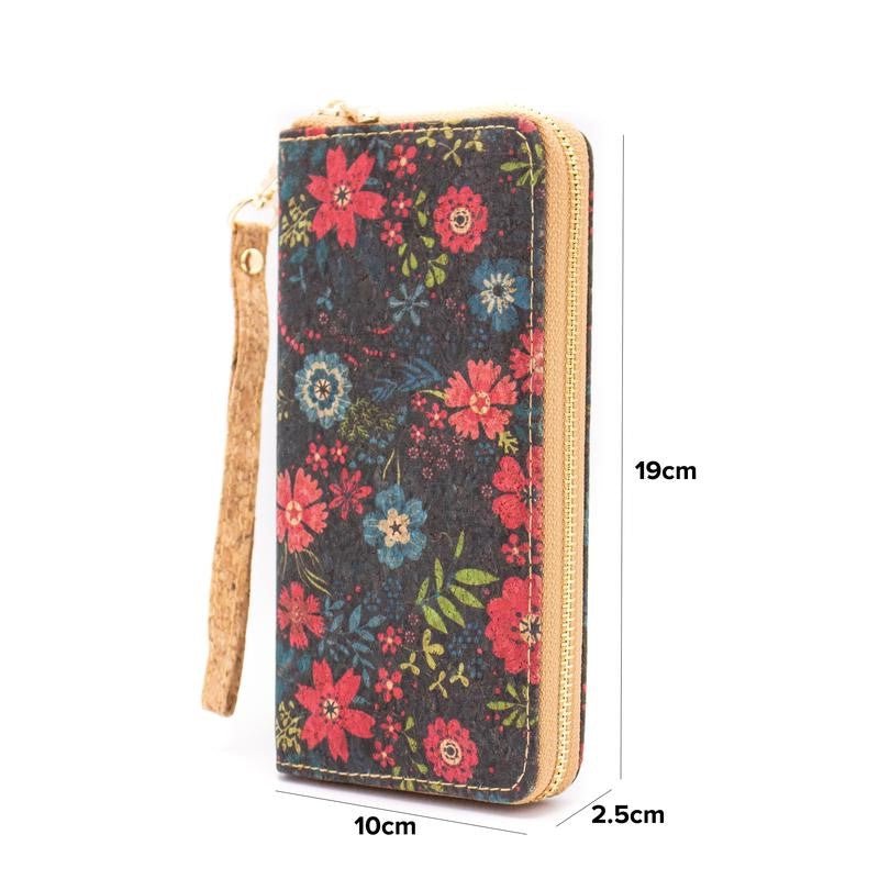 Eco Chic Vegan Cork Wallet – Geometric Circle Design