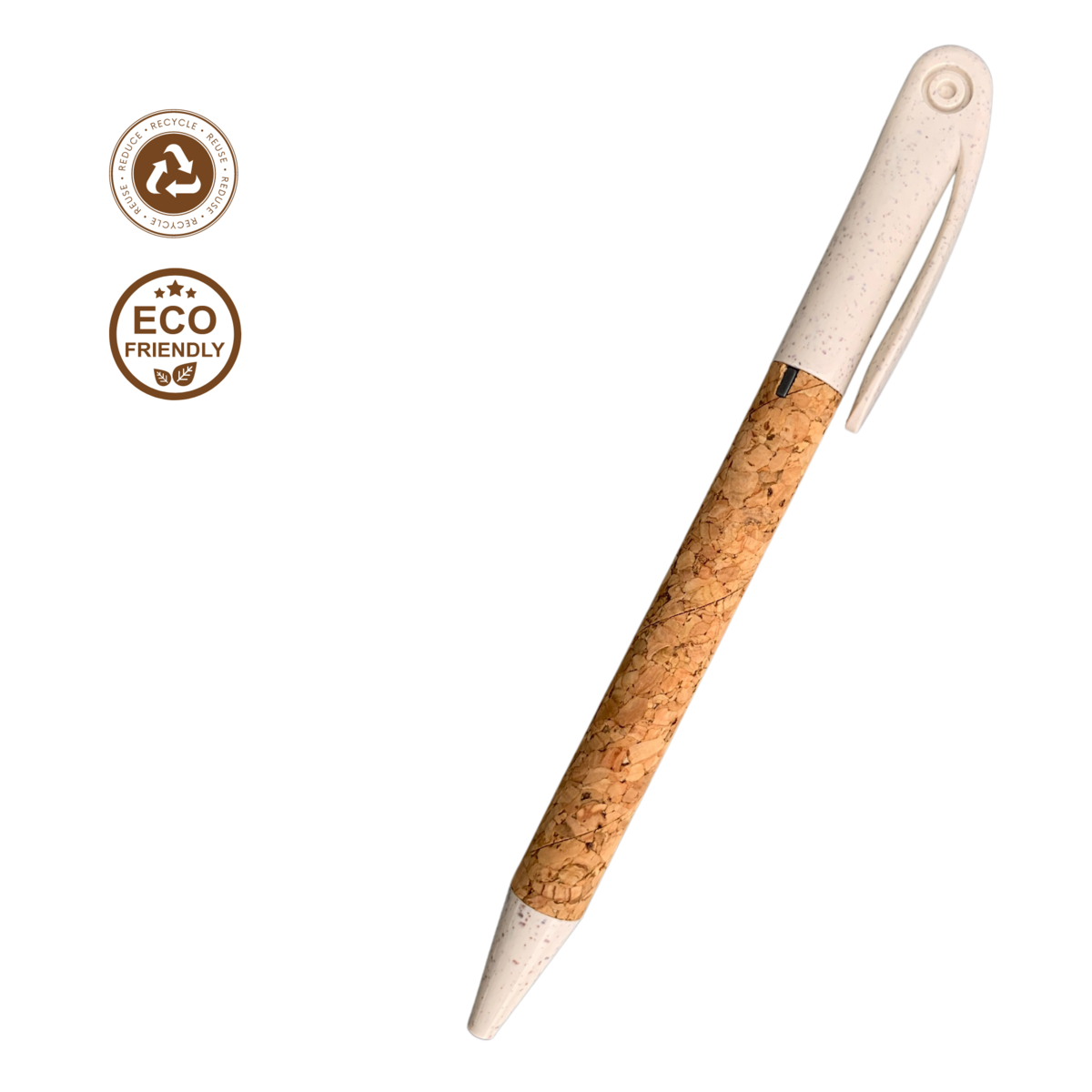 Plant-Based Kurk Pen | 8 Stuks