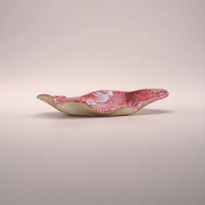Fiery Grove Ceramic Bowl – Ember of a Burning Canopy, Ø28×4 cm by Red Raven Pottery