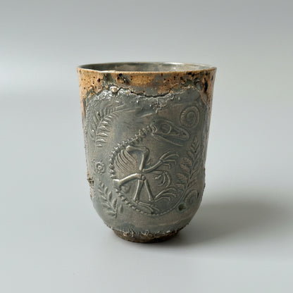 Fossil Field Ceramic Set – Excavated Impressions, various designs by Red Raven Pottery