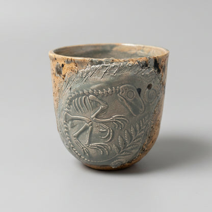 Fossil Field Ceramic Set – Excavated Impressions, various designs by Red Raven Pottery