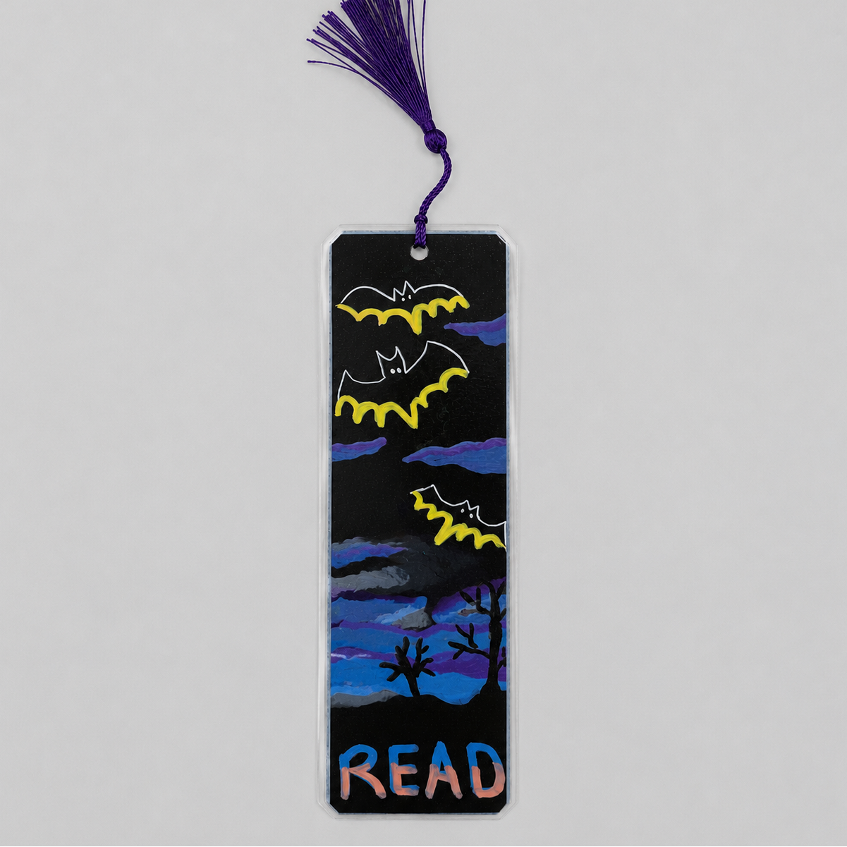 Halloween Nights Illustrated Bookmark – Spooky Reading Companion, 18 cm by Hook & Hex