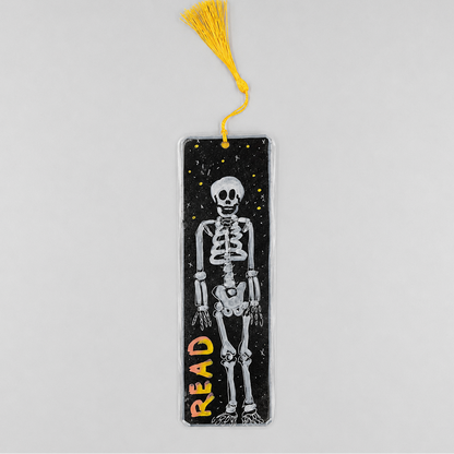 Haunted Companions Illustrated Bookmark – Halloween Reading Companion, 18 cm by Hook & Hex
