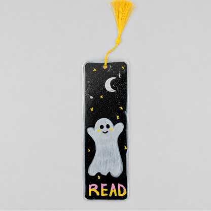 Haunted Companions Illustrated Bookmark – Halloween Reading Companion, 18 cm by Hook & Hex