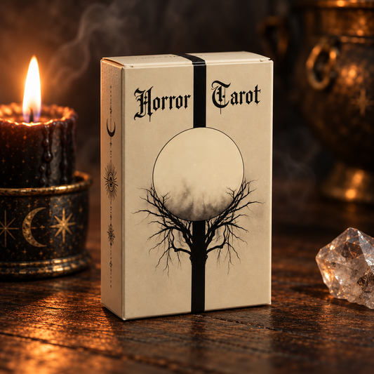 Horror Tarot Deck – 78 Cards for Gothic Divination, 6 × 10 cm
