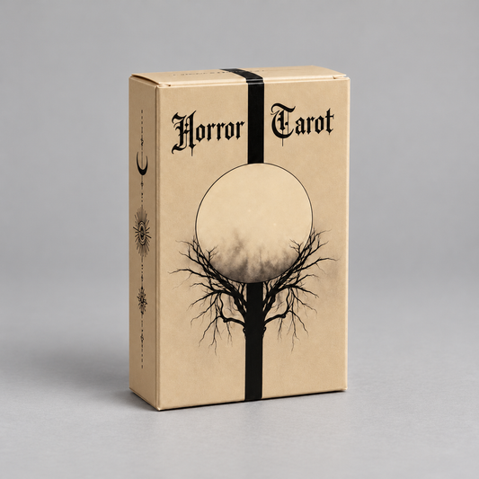Horror Tarot Deck – 78 Cards for Gothic Divination, 6 × 10 cm