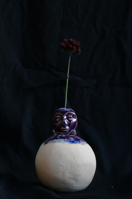 purple moonhead vase