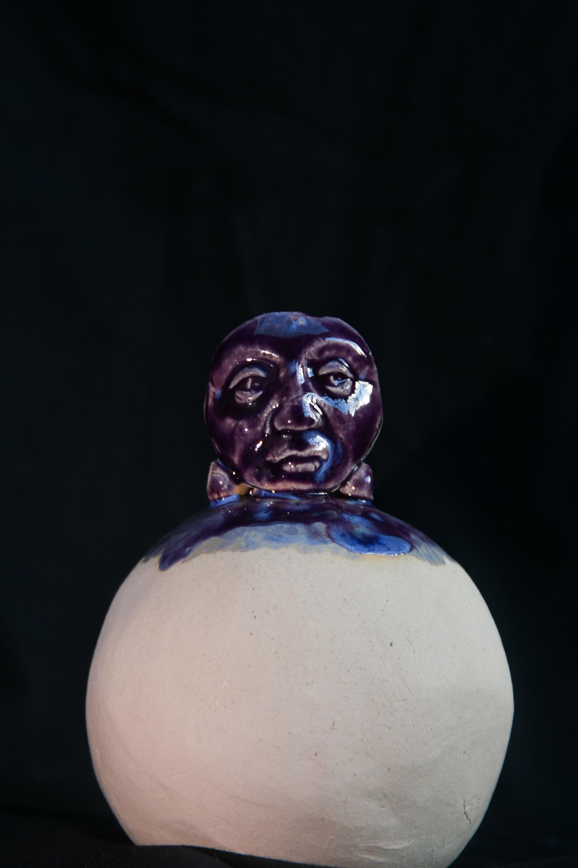 purple moonhead vase