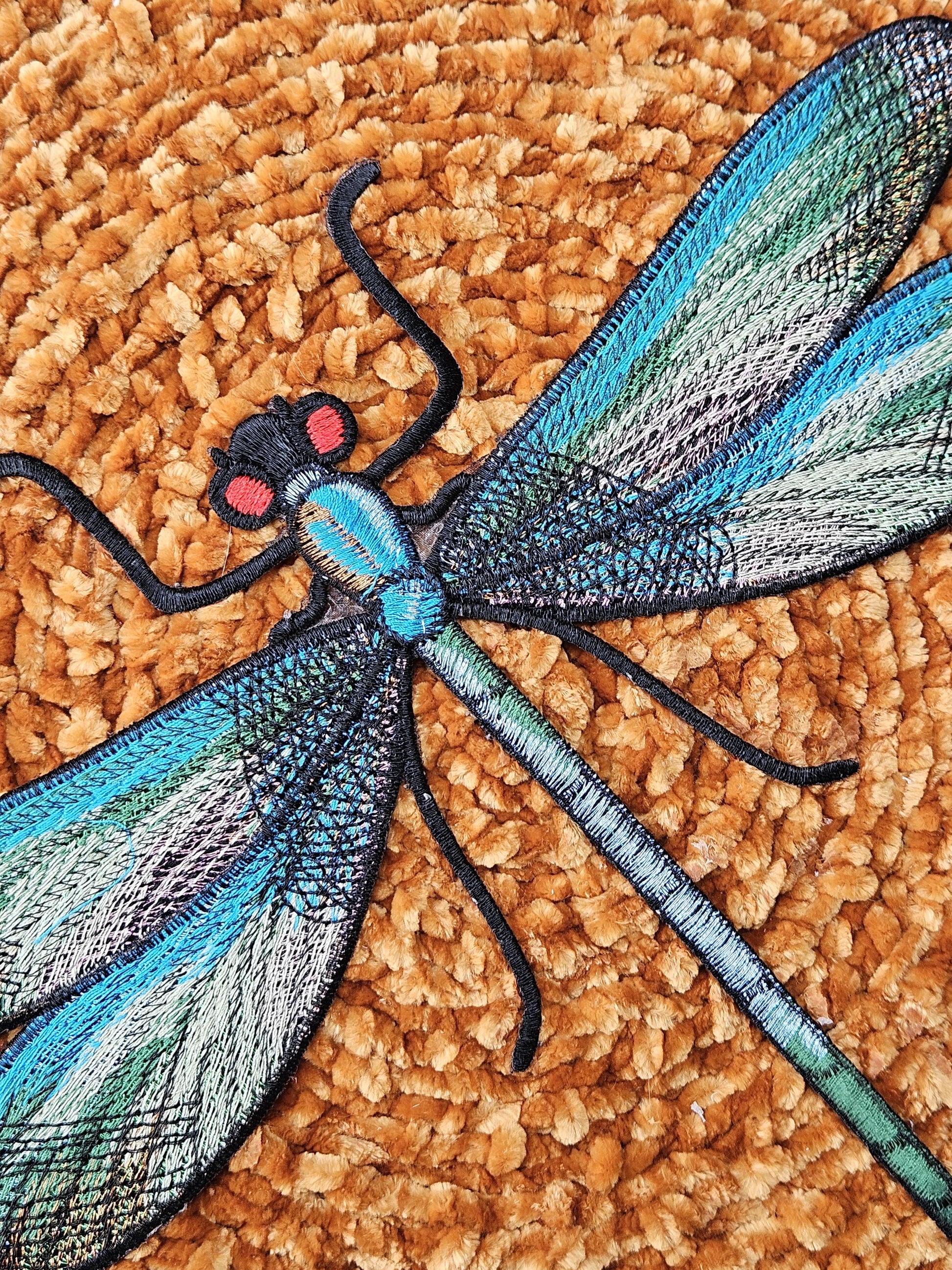 handmade crochet wall decorations Dragonfly