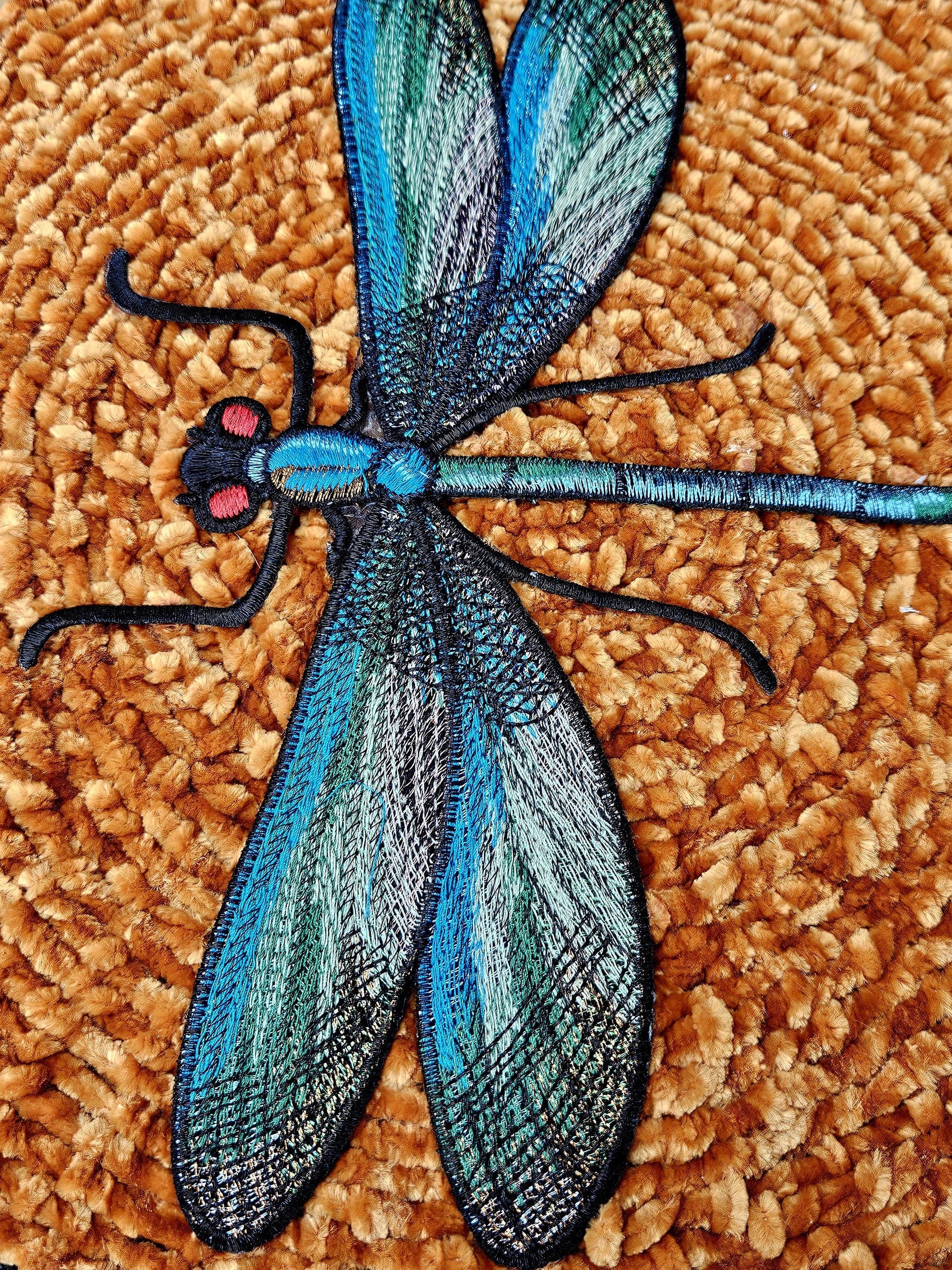 handmade crochet wall decorations Dragonfly