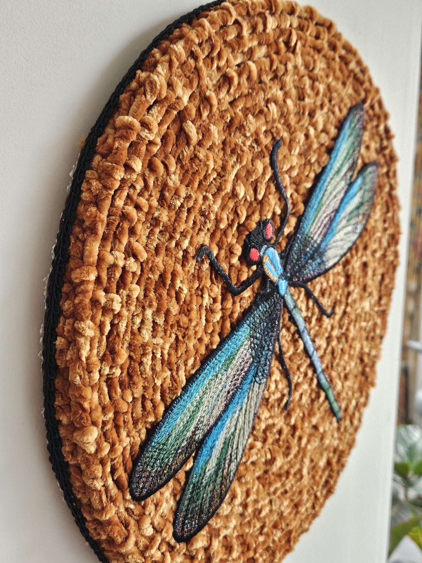 handmade crochet wall decorations Dragonfly