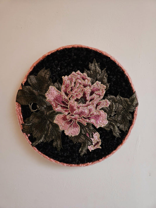 handmade crochet wall decoration flower