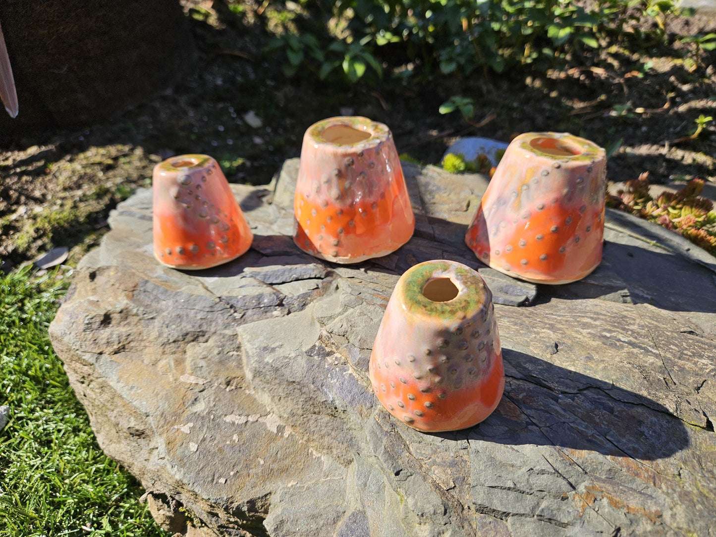 Set 2 stuks mini planten potjes Sunset