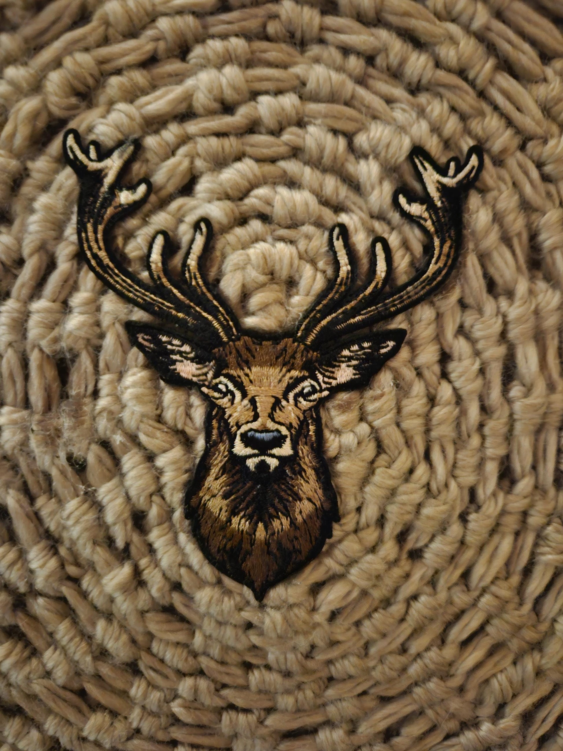 handmade crochet wall decorations Deer