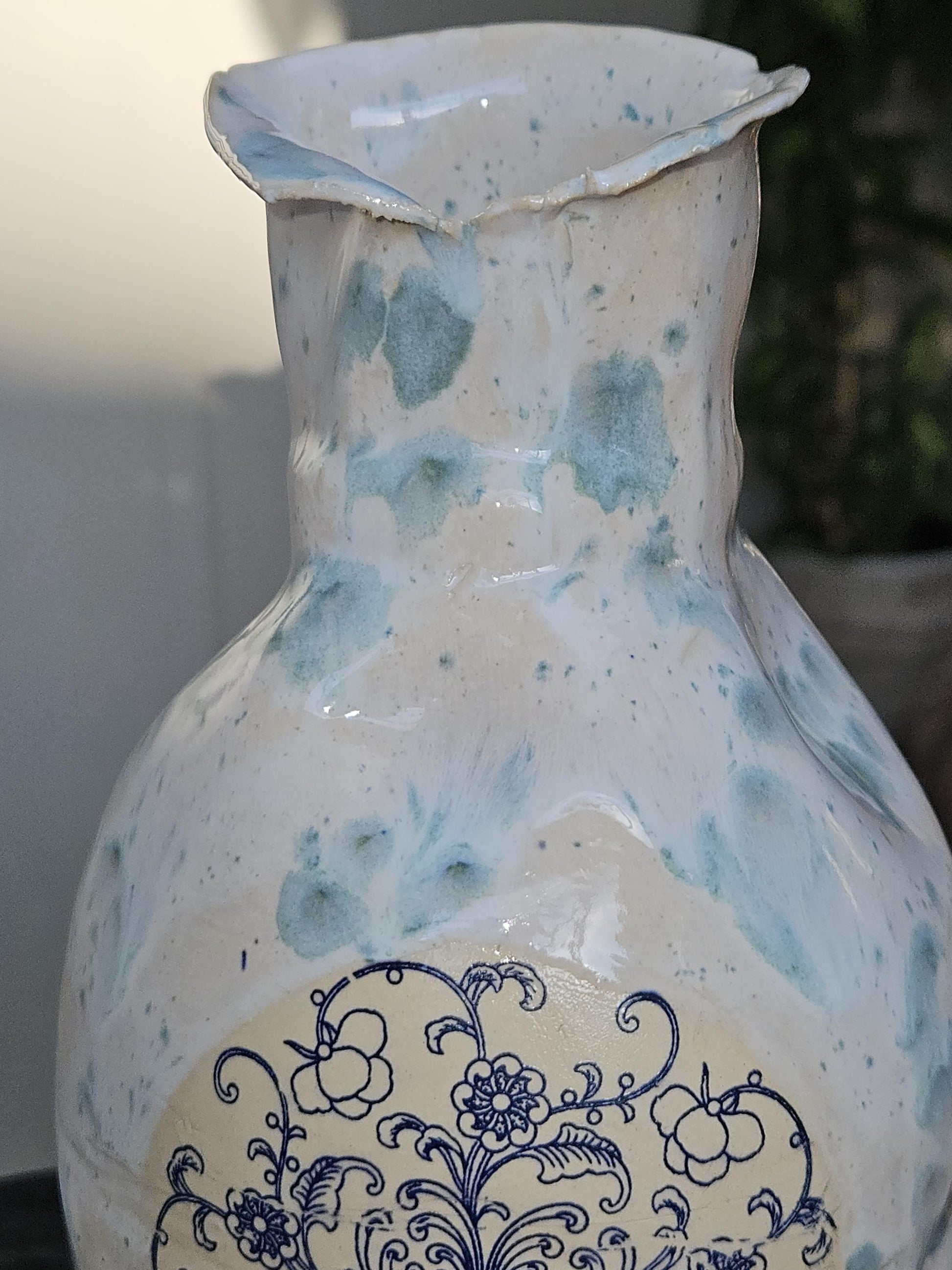 BLUE & WHITE flower vase
