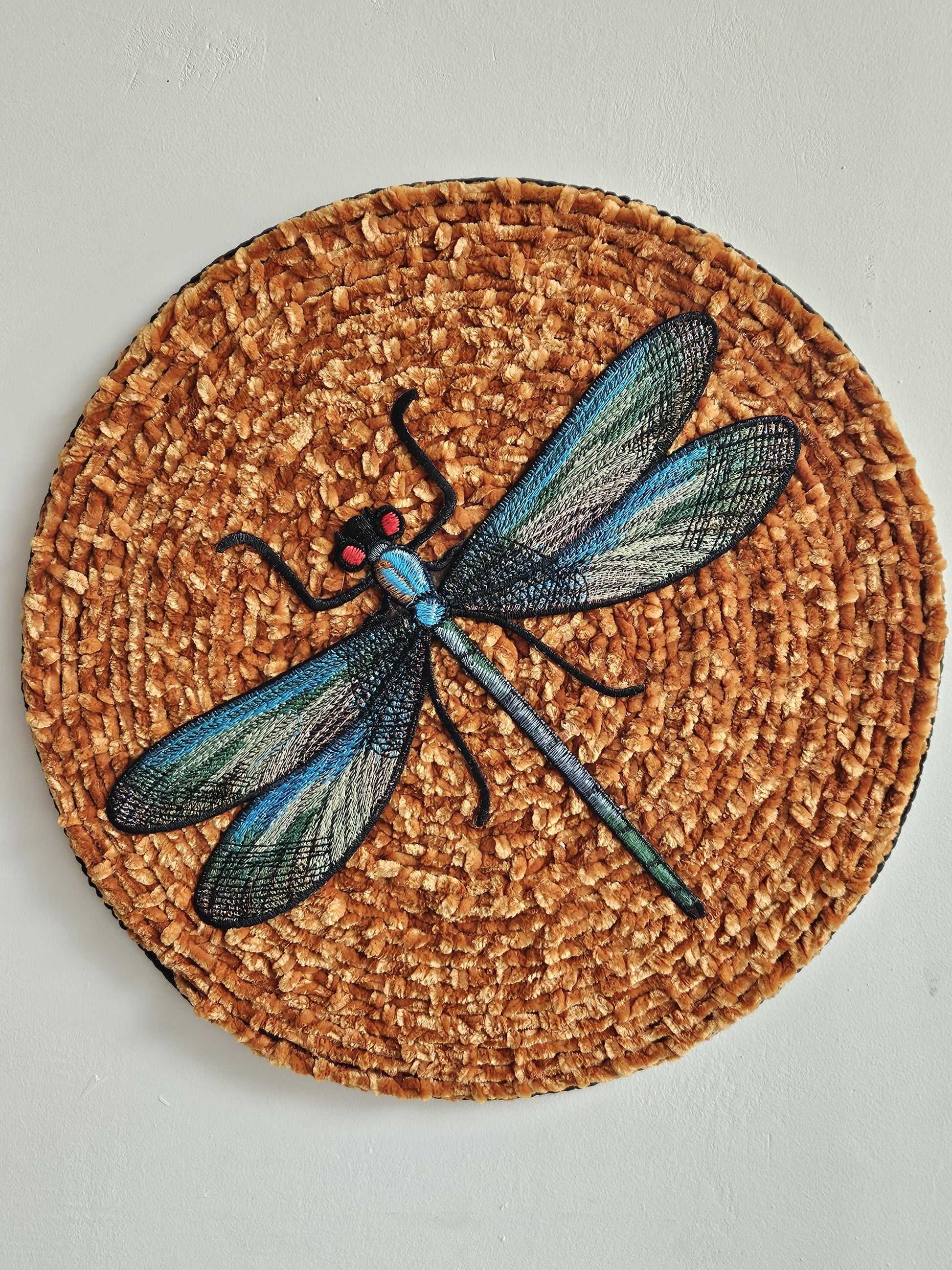 handmade crochet wall decorations Dragonfly