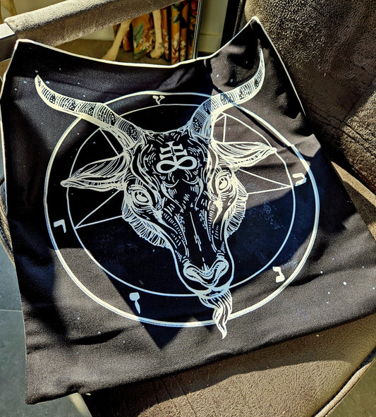 Kussensloop Satan (Baphomet)