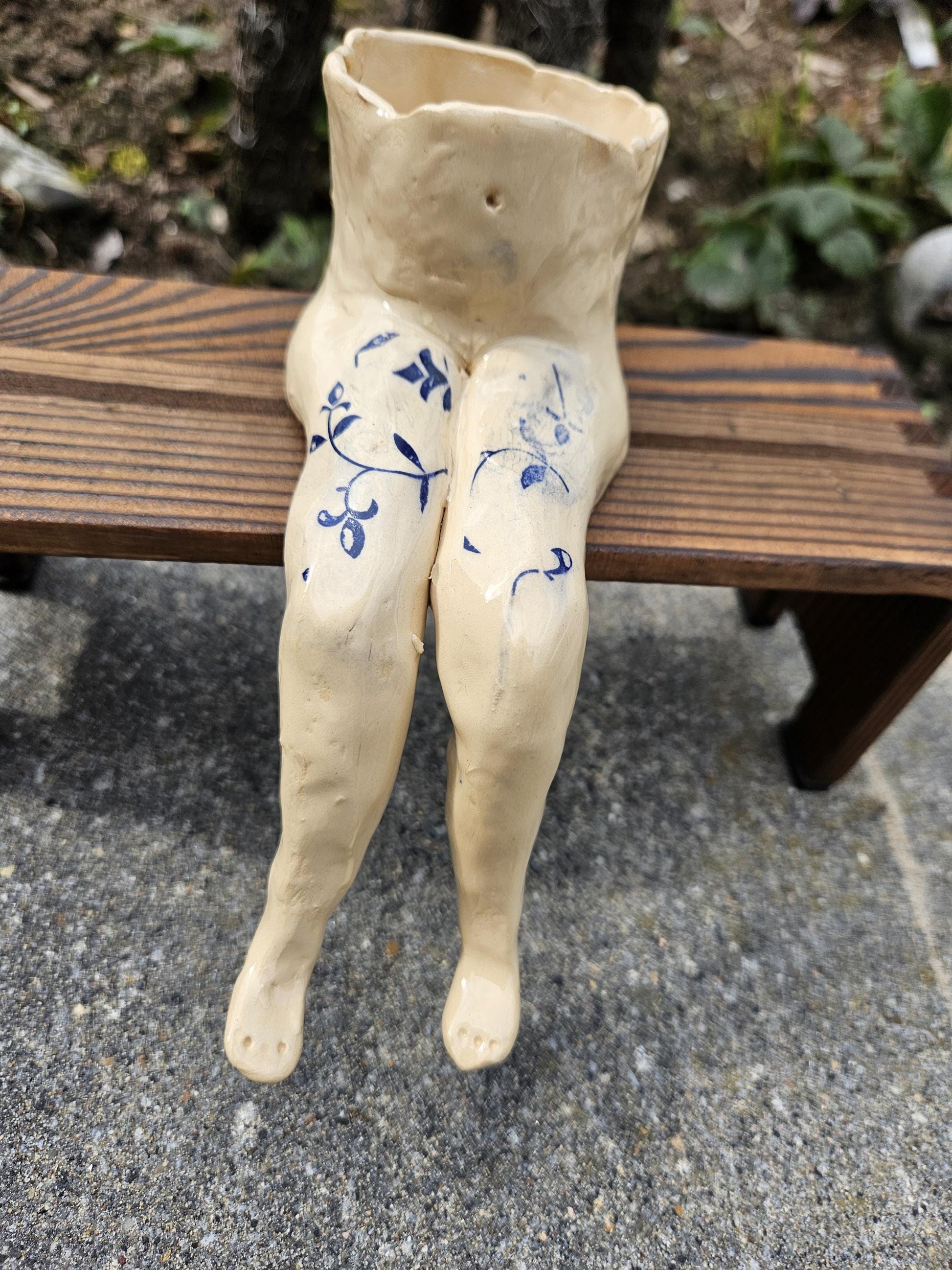 Beautiful legs plantpot