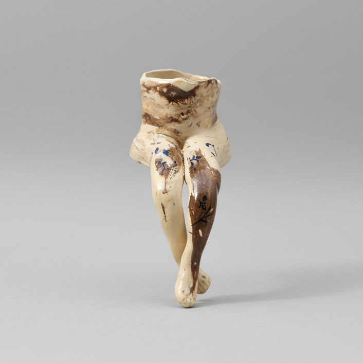 "Beautiful Legs" Handmade Ceramic Planter – Fairy Relic Collection