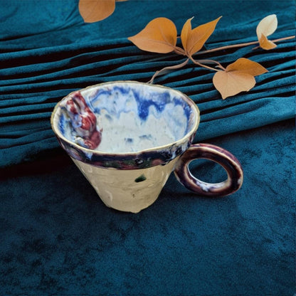 Handmade drowning doll coffee mug