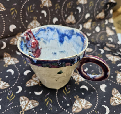 Handmade drowning doll coffee mug