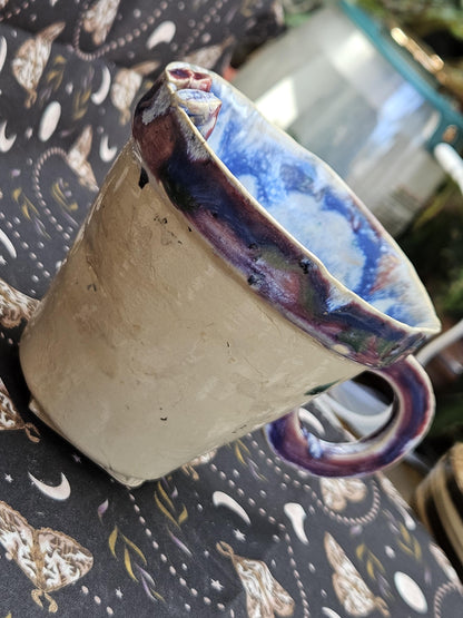 Handmade drowning doll coffee mug