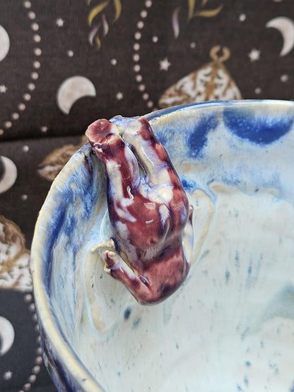 Handmade drowning doll teacup