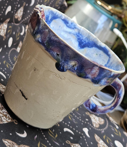 Handmade drowning doll teacup