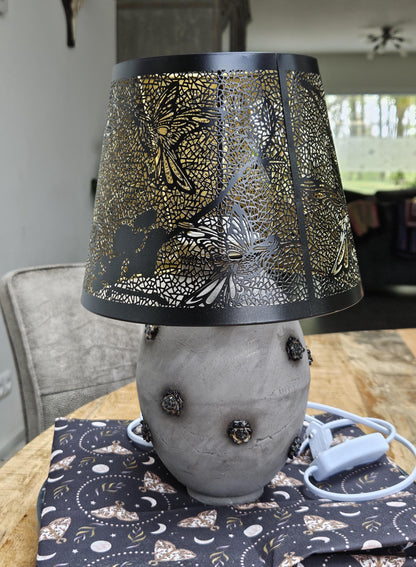 Handmade Hummingbird Ceramic Lamp