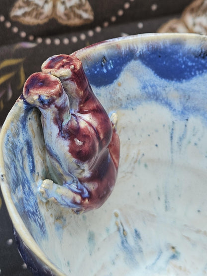 Handmade drowning doll coffee mug
