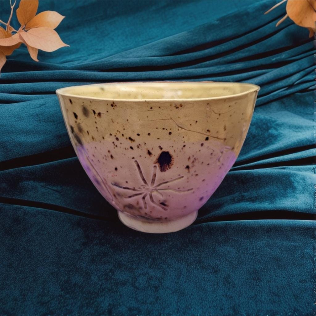 Handmade spider bowl