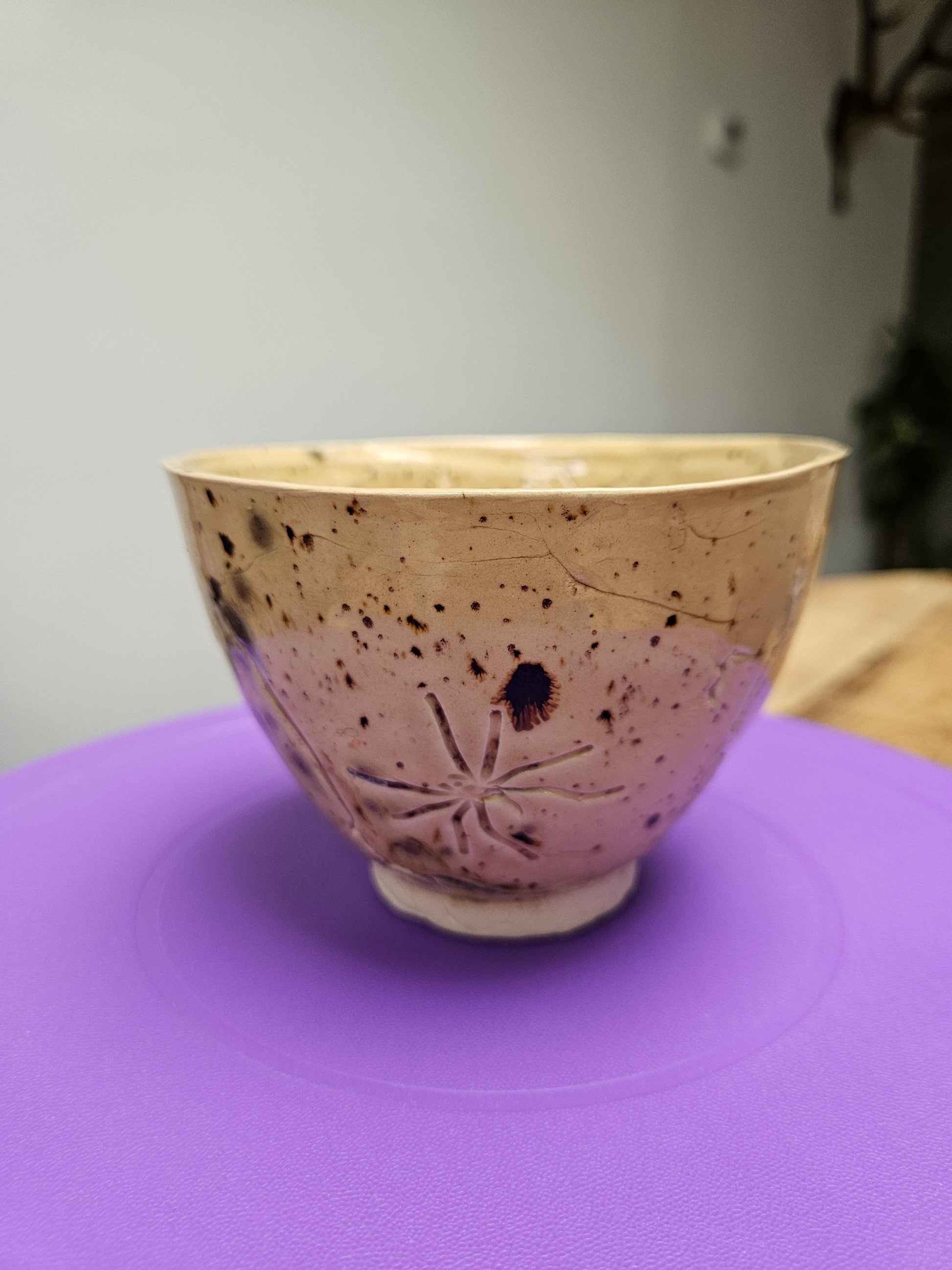 Handmade spider bowl