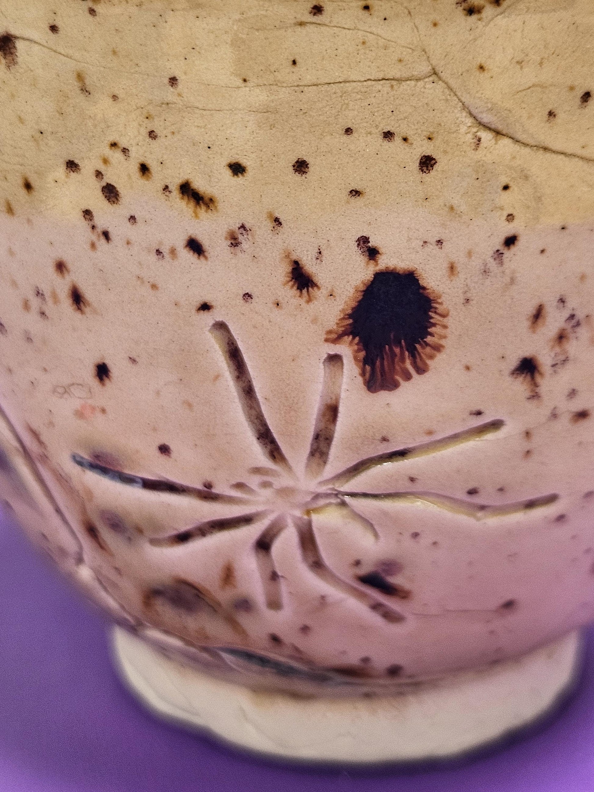 Handmade spider bowl