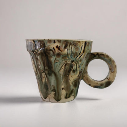 Spider Imprint Coffee Cup – Nature’s Fierce Silence, Ø7.5×8 cm