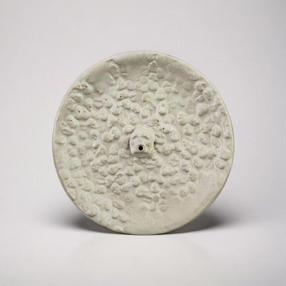 Skull Swarm Incense Holder – Handmade Ceramic Plate for Stick Incense