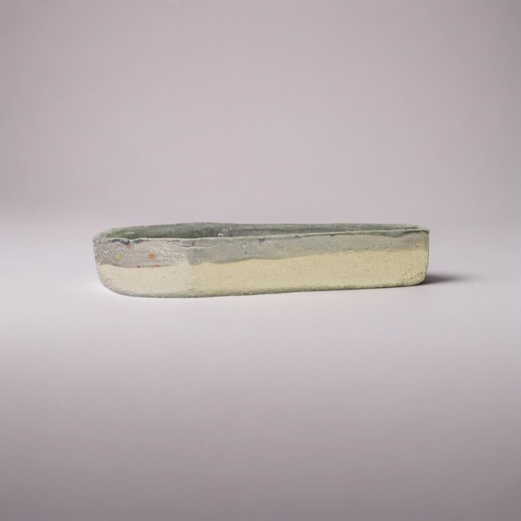 Ceramic Coffin Trinket Dish – Handmade 15x7 cm Bowl with Moth or Scorpion