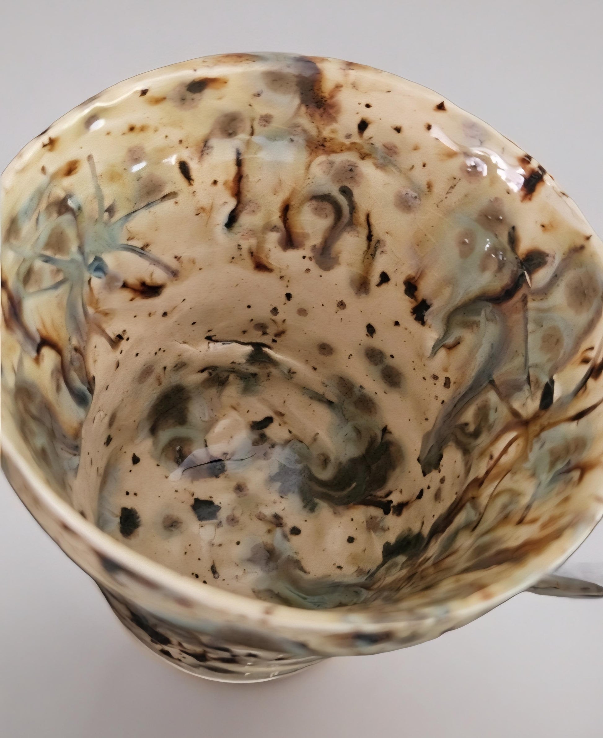 Spider Ceramic Coffee Cup – Handmade, Nature-Inspired, Fiercely Unique
