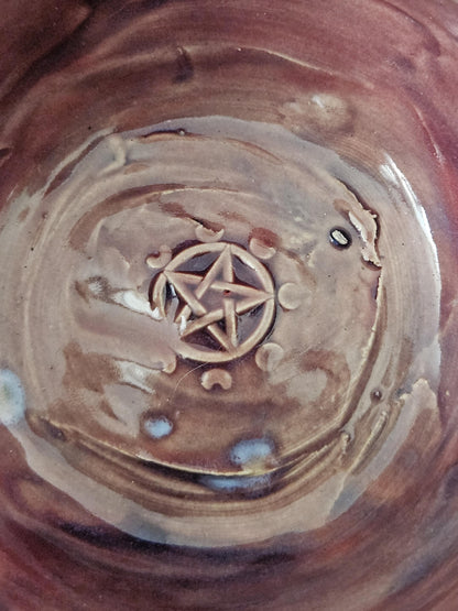 Witch Sigil Mini Bowl – Ritual-Inspired, Lightweight & Hand-Glazed