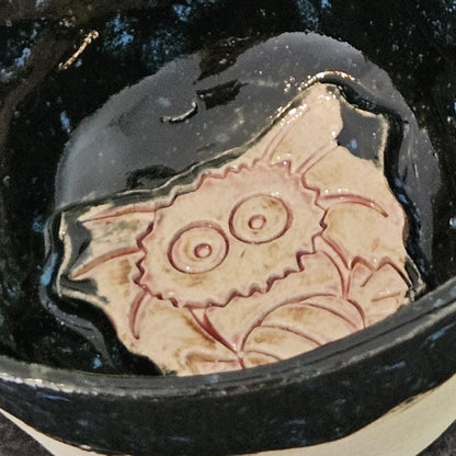 Pumpkin & Spider Snack Bowls – Ceramic Halloween Treat Set, Ø9×4 cm