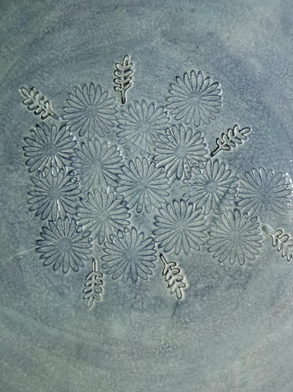 Sea Bloom Ceramic Dinnerplate – Canary Light in Glaze, Ø 21 × 3 cm