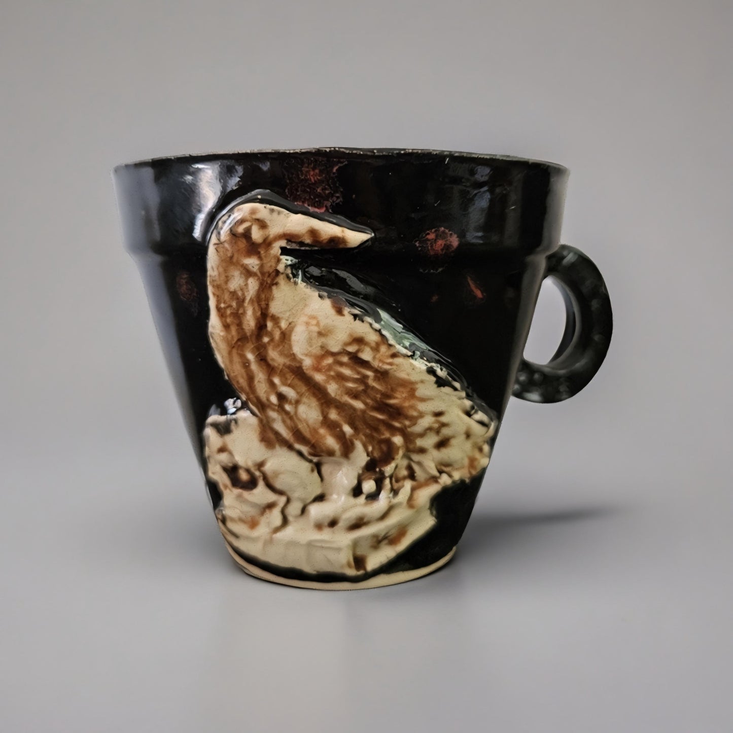 Gothic Raven Stories Mug – Nevermore Ceramic Vessel, Ø10.5×9 cm