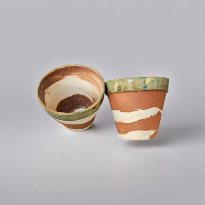 Terracotta Witch’s Grove Ceramic Planter – Rooted in Earth’s Magic, Ø10.5×9 cm by Red Raven Pottery 