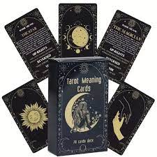 Tarot Meaning Cards – Celestial Guidance for Learners, 78 cards, 10×6 cm