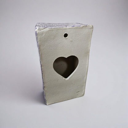 Insect Chorus Ceramic Birdhouse – Small Lives' Retreat, 10×8×17.5 cm by Red Raven Pottery