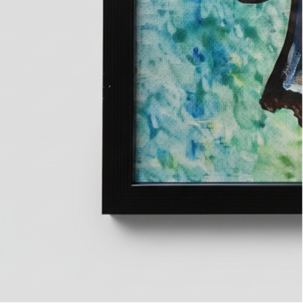 Internal Gaze Original Acrylic Painting – Medusa Wall Art, 35×26 cm by Hook & Hex