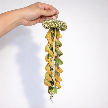 Kelpgrove Jellyfish Crochet Hanging - Tangled Drift for Quiet Retreats, 40 cm by Hook & Hex