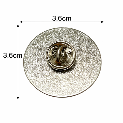Living the Dream Lapel Pin – Nightmare Ghost Metal Badge, 3.6 × 3.6 cm